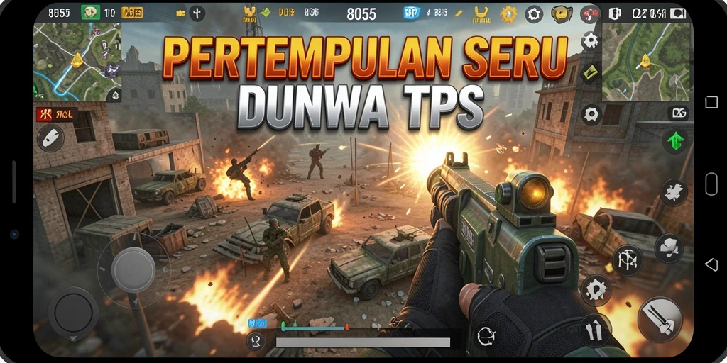 Gameplay seru dan mendebarkan di TPS 8055.