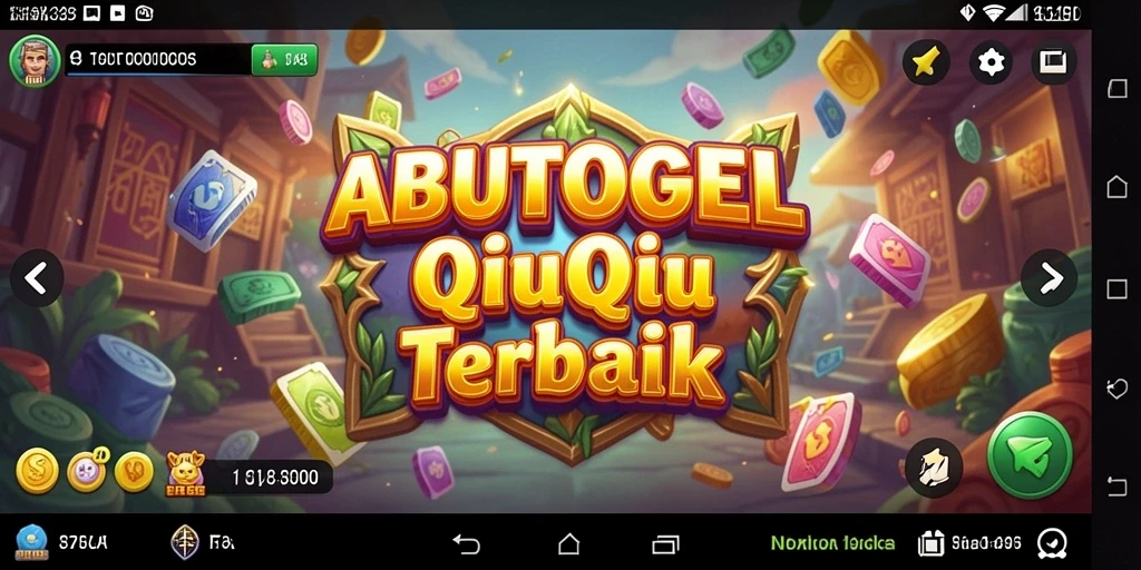 Tangkapan layar permainan QiuQiu ABUTOGEL yang penuh aksi.