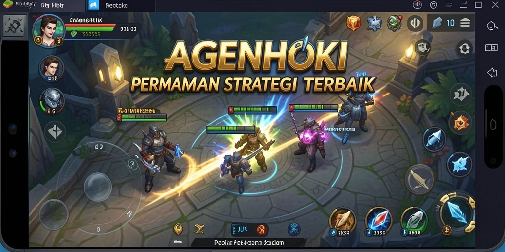 Gameplay menegangkan AGENHOKI yang penuh strategi dan taktik.