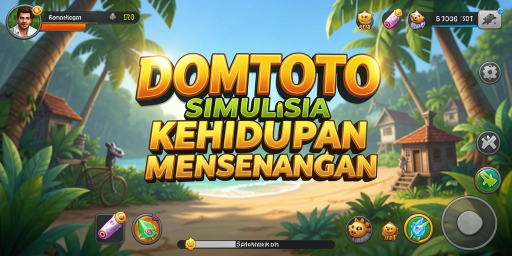 Tampilan gameplay DOMTOTO yang menarik dan interaktif di dunia virtual.
