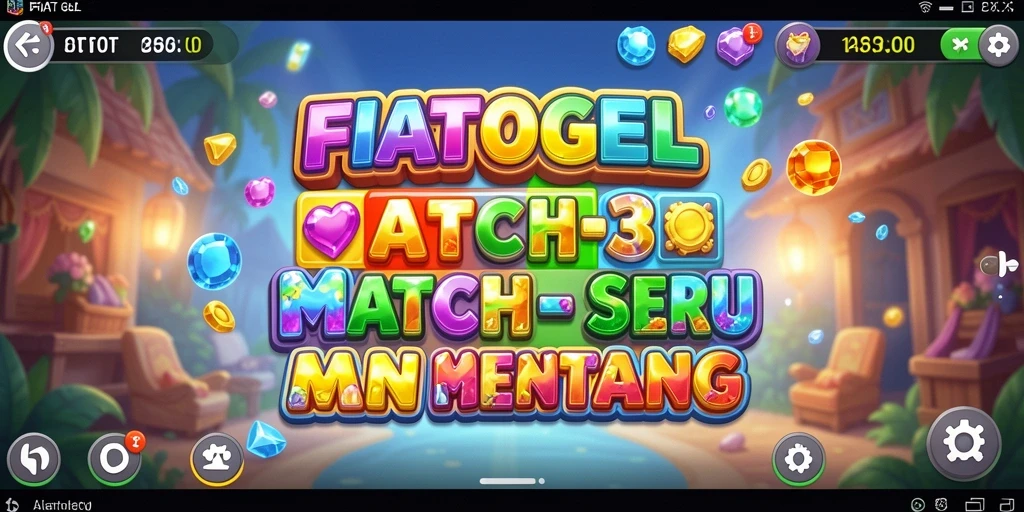 Tampilan gameplay FIATOGEL yang seru dan penuh warna.