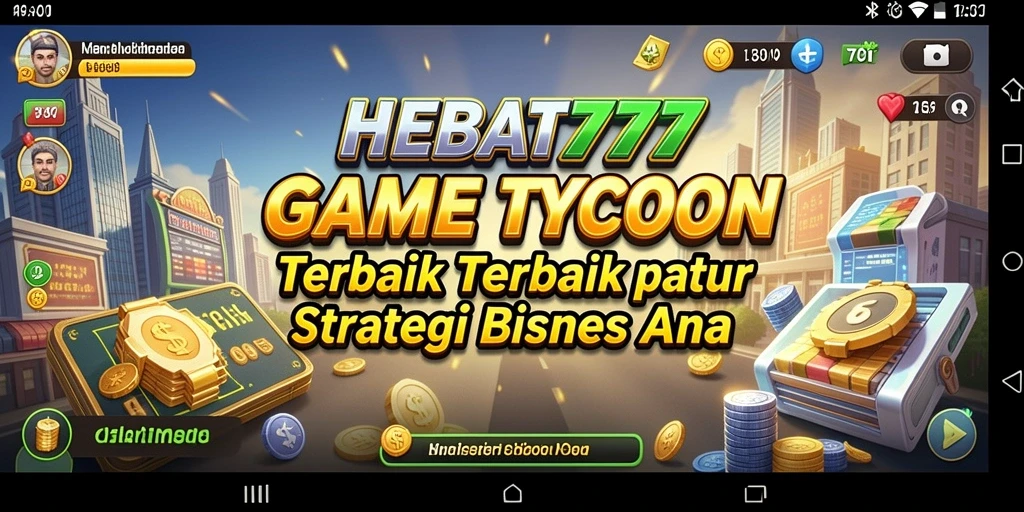 Tampilan screenshot gameplay HEBAT777 yang menampilkan keseruan membangun bisnis.