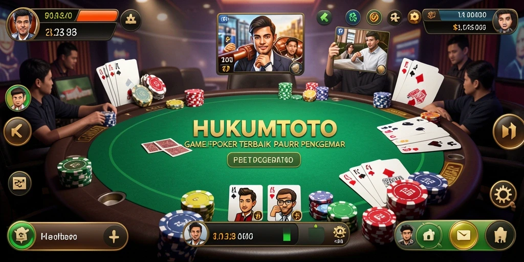 Tampilan gameplay HUKUMTOTO yang seru dan menantang.