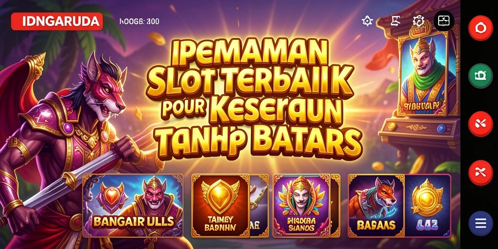 Tangkap momen seru bermain game Slot IDNGARUDA.