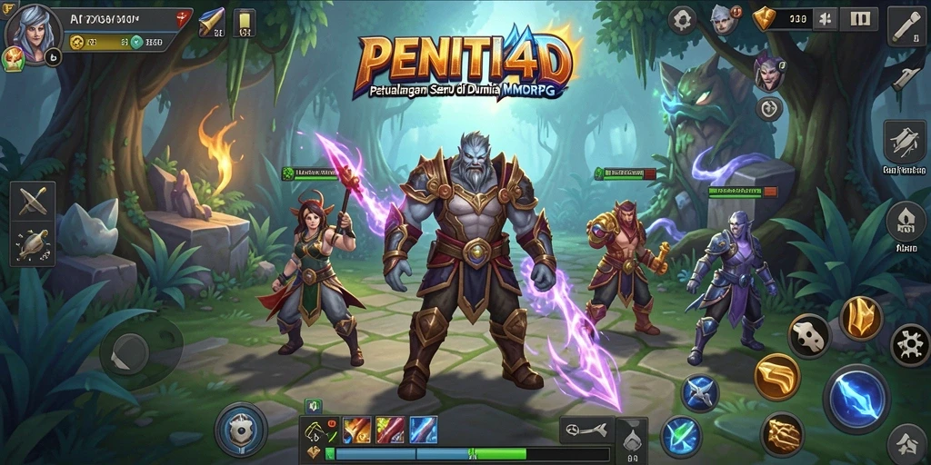 Gameplay seru di <strong>PENITI4D</strong>, menjelajahi dunia fantastik.