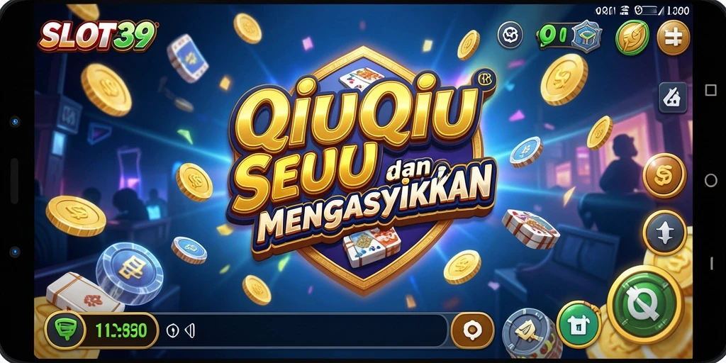 Screenshot gameplay SLOT39 yang menampilkan keseruan bermain QiuQiu.