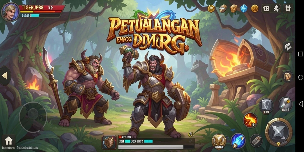 Tampilan menarik dari gameplay dinamis TIGERJP88 yang menantang.
