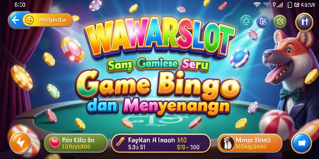 Tampilan gameplay seru dari WAWARSLOT Bingo.
