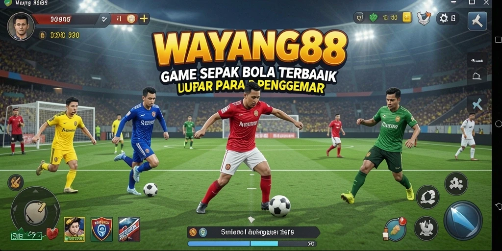 Tangkapan layar dari gameplay WAYANG88 menunjukkan aksi mendebarkan di lapangan.
